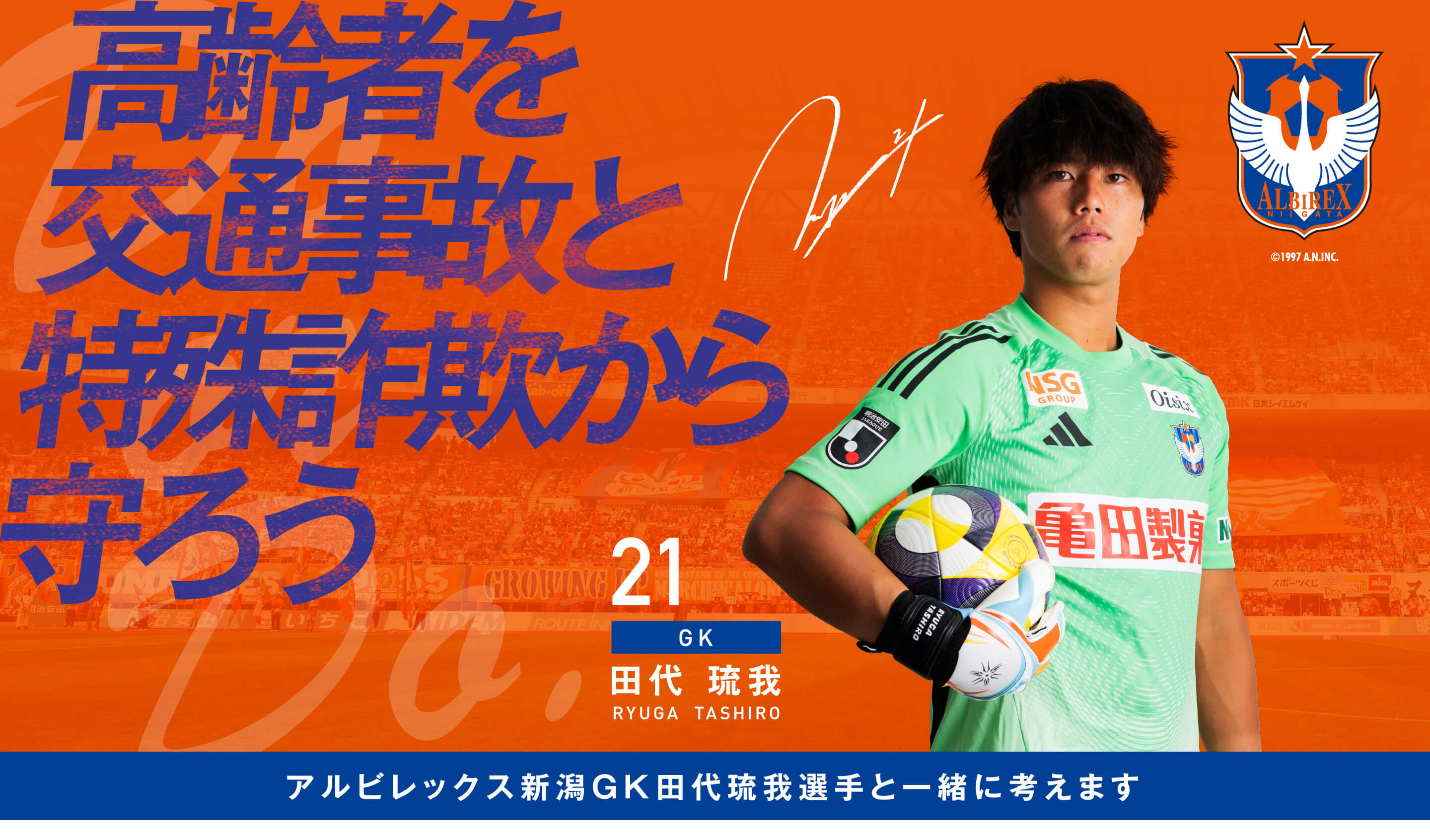 高齢者を交通事故と特殊詐欺から守ろう